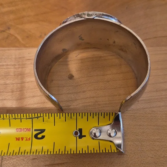 Orville Tsinnie Navajo Style Cuff Bracelate Adjustable - Picture 11 of 15
